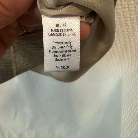 Vera Wang Lavender Label Gold Dress Size 10 NWT - Picture 10 of 15